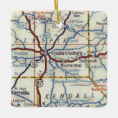 Fredericksburg TX 1955 Keramikornament (Vorderseite)