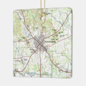 Fredericksburg TX Topo Karte Keramikornament (Links)