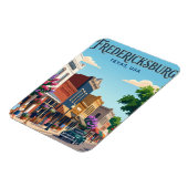 Fredericksburg USA Magnet (Linke Seite)