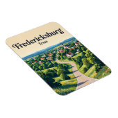Fredericksburg USA Magnet (Rechte Seite)