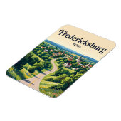 Fredericksburg USA Magnet (Linke Seite)
