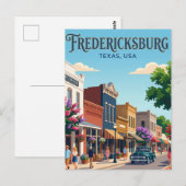 Fredericksburg USA Postkarte (Vorne/Hinten)