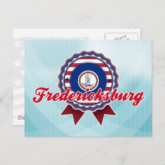 Fredericksburg, VA Postkarte (Vorne/Hinten)
