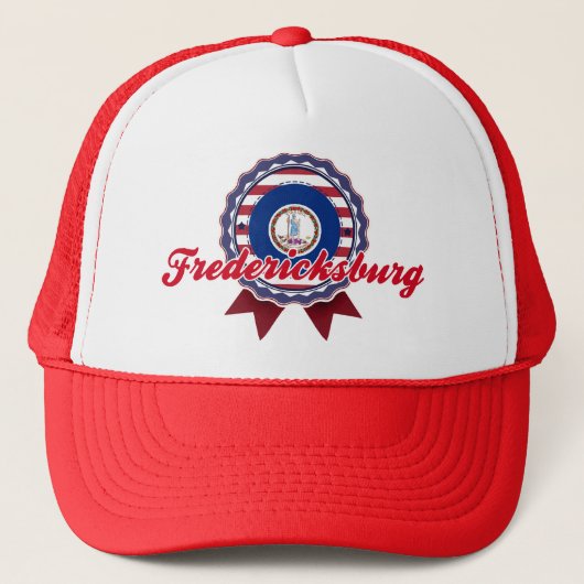 Fredericksburg, VA Truckerkappe (Vorderseite)