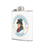 Fredericksburg Virginia Colonial Flachmann (Links)