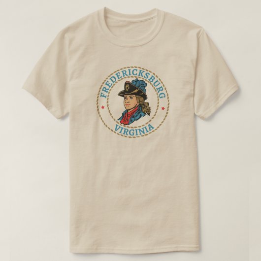 Fredericksburg Virginia Colonial T-Shirt (Design vorne)