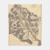 Fredericksburg, Virginia Fleecedecke (Vorderseite)