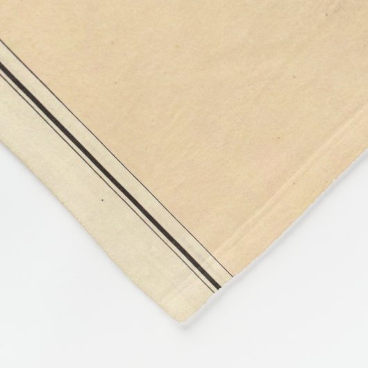 Fredericksburg, Virginia Fleecedecke (Ecke)