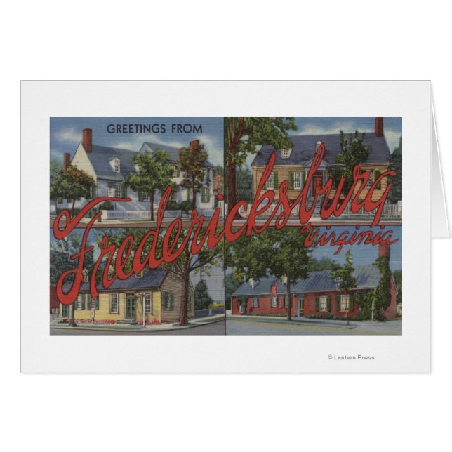 Fredericksburg, Virginia - Große Briefszenen (Vorderseite (Horizontal))
