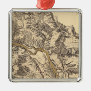 Fredericksburg, Virginia Silbernes Ornament