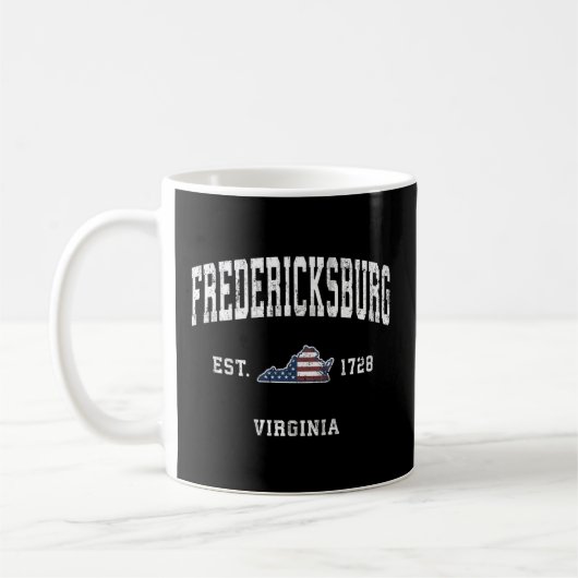 Fredericksburg Virginia Va Kaffeetasse (Links)