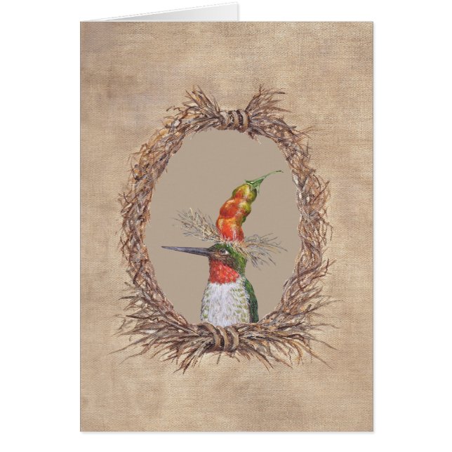 Frederico die Kolibrikarte (Vorne)