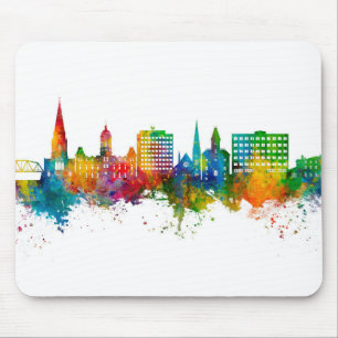 Fredericton Canada Skyline Mousepad