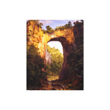 FREDERISCHE KIRCHE DIE NATURBRÜCKE, VIRGINIEN 1852
