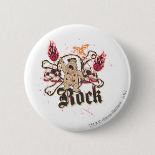Fredflintstone-Felsen Button