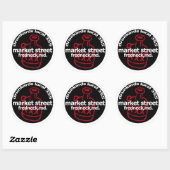 Frednecks Drunkard Decal (Blatt 6) Runder Aufkleber (Blatt)