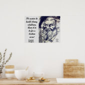 FREDRICK DOUGLASS QUOTE POSTER (Küche)