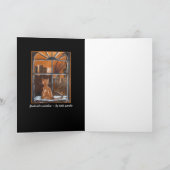 Fredricks Fenster - ursprüngliche Kunst-Gruß-Karte Karte (Innenseite)