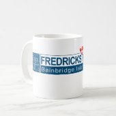 FREDRICKS SEHR FEINE ZUHAUSE KAFFEETASSE (Vorderseite Links)