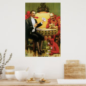 Fredrik The Great ~ Magician Vintag Magician Magic Poster (Küche)