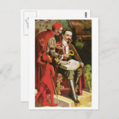 Fredrik The Great ~ Vintager ZauberAct Postkarte (Vorne/Hinten)