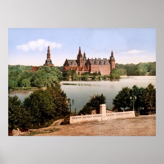 Fredriksborg Castle Kopenhagen Dänemark Poster (Vorne)