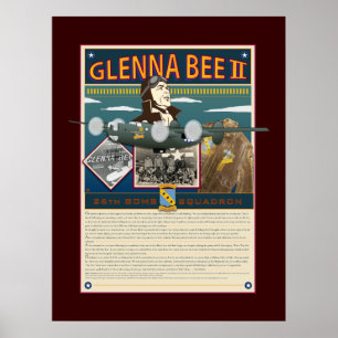 Freds Geschichte Glenna Biene II - Druck Poster