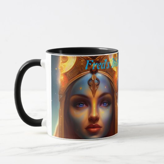 Fred's Morning Coffein Personalisiert anpassbar Tasse (Links)