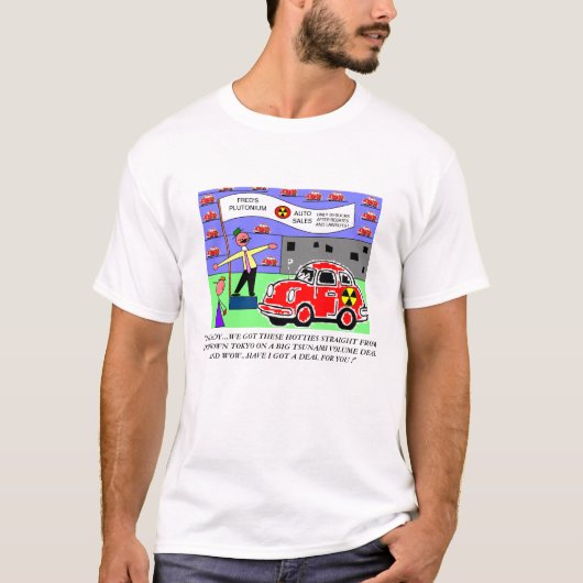 FREDS PLUTONIUM-AUTO-VERKÄUFE T-Shirt (Vorderseite)