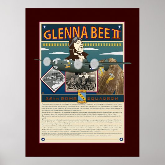 Fred's Story Glenna Bee II - Print Poster (Vorne)