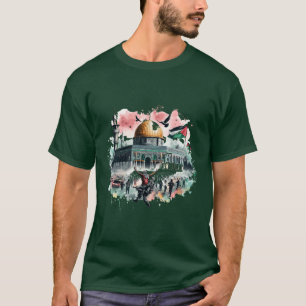 Free Al aqsa Moschee World Sehenswürdigkeit T - Sh T-Shirt