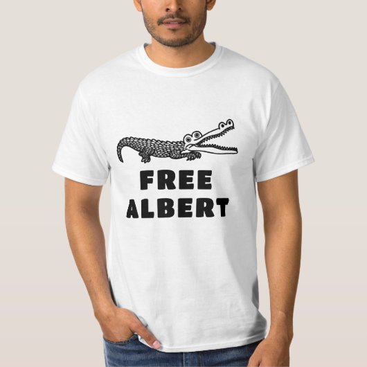 Free Albert the Alligator T-Shirt (Vorderseite)