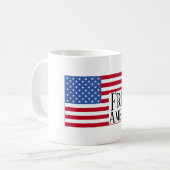 Free America Coffee Mug Kaffeetasse (Vorderseite Links)