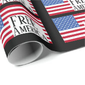 Free America-Geschenkpapier Geschenkpapier (Rolleneckpunkt)