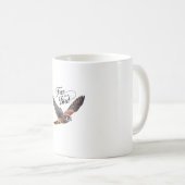 Free as a Bird - American Kestrel in Flight Inspip Kaffeetasse (VorderseiteRechts)