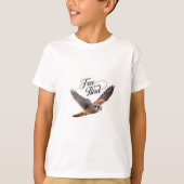Free as a Bird - American Kestrel in Flight Inspip T-Shirt (Vorderseite)