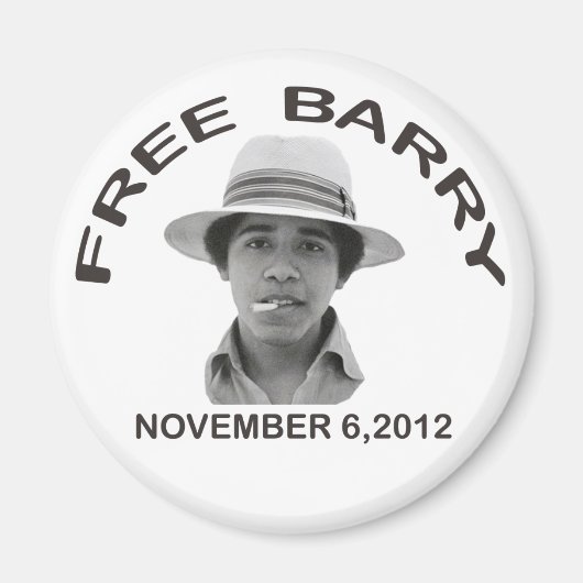 FREE BARRY Magnet (Vorne)