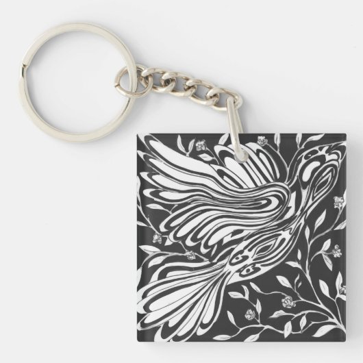 Free Bird Flight durch Rose und Thorns Schlüsselanhänger (Vorderseite)