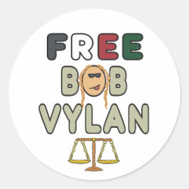 Free Bob Vylan Runder Aufkleber