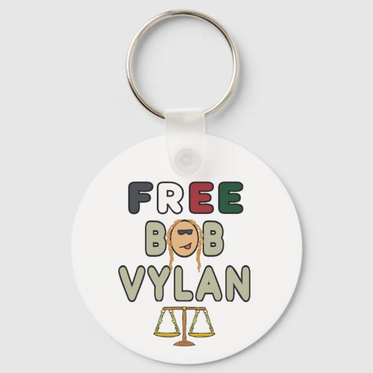 Free Bob Vylan Schlüsselanhänger (Vorderseite)