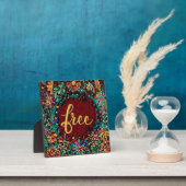 Free Boho Floral Whimsical Inspirierend Easel Fotoplatte (InSitu)