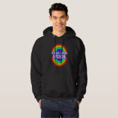 Free Bro Hugs  Rainbow Heart Lgbt Pride Month Hoodie (Vorne ganz)