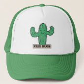 Free Cactus Hugs hats Truckerkappe (Vorderseite)
