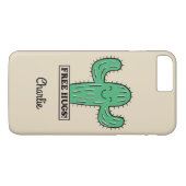 Free Cactus Hugs individuelle Name Case-Mate iPhone Hülle (Rückseite (Horizontal))