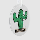 Free Cactus Hugs Ornament (Vorderseite)
