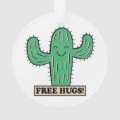 Free Cactus Hugs Ornament (Rückseite)