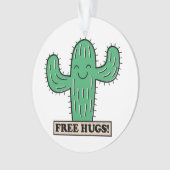 Free Cactus Hugs Ornament (Vorderseite)
