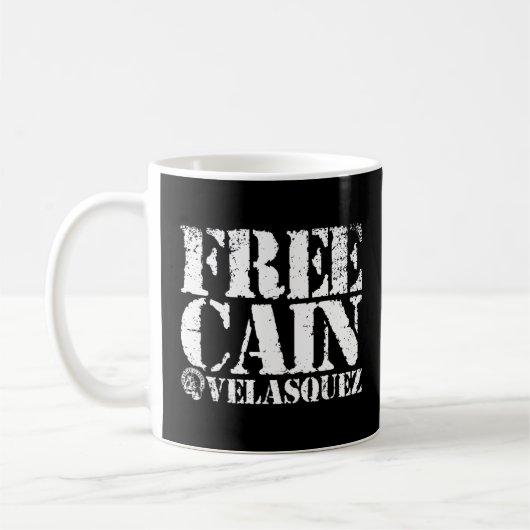 Free Cain Velasquez Vintag Retro Funny Kaffeetasse (Links)