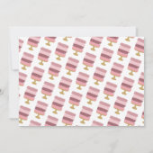 Free Cake Funny Modern Foto Hochzeit retten das Da Save The Date (Rückseite)