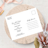 Free Cake Funny Wedding Save the Date Volles Foto Postkarte